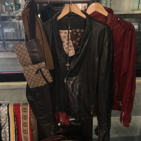 Gucci leather jacket by Tom Ford motorcycle collection - Picture 3 of 16